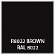 Пластик / Brown RAL8022