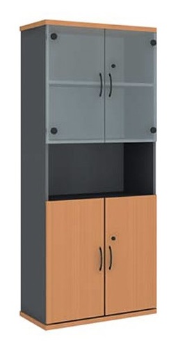 Картинка Офисные шкафы Шкаф 5-го уровня комбнированый с нишей  R5S12