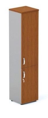 Картинка Офисные шкафы Шкаф 5-го уровня узкий 2 двери  MM5-004
