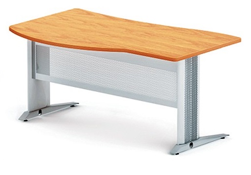 Картинка Офисные столы Стол 160см угловой с брифинг зоной на L-образном каркасе  DFL/R-160